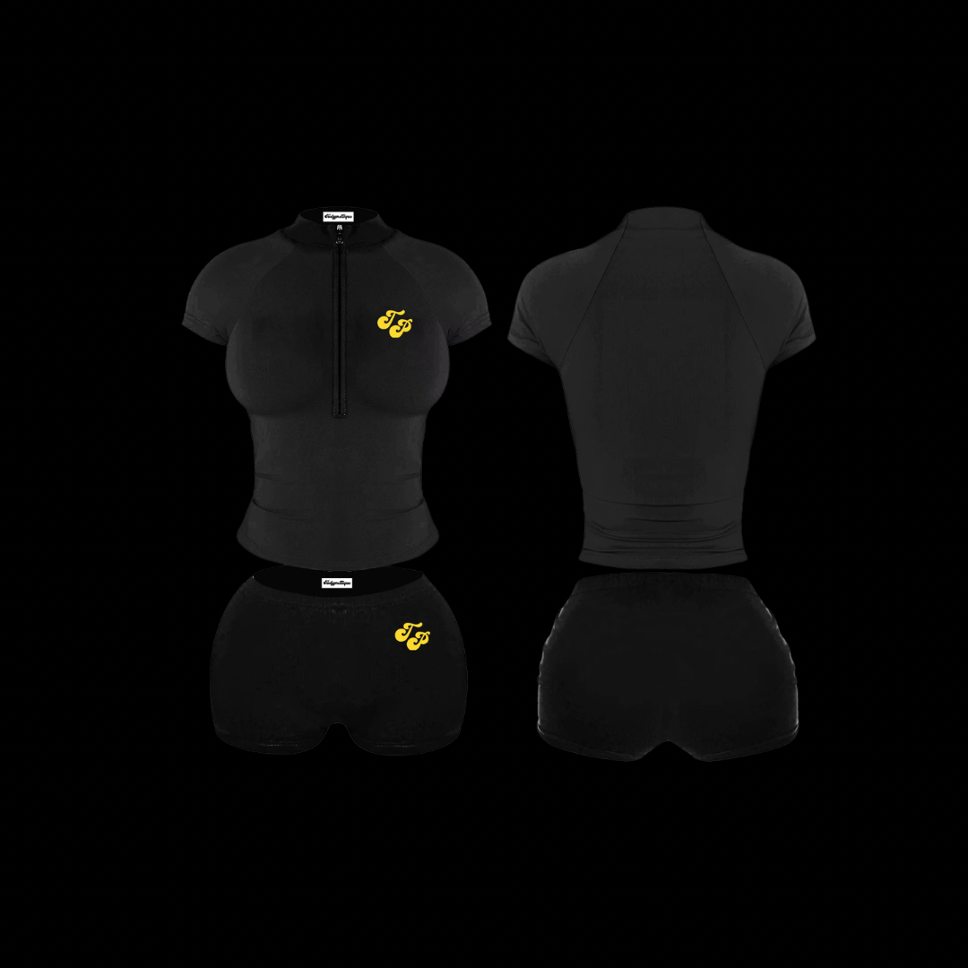 Onyx Jacket Shorts Set (Preorder)